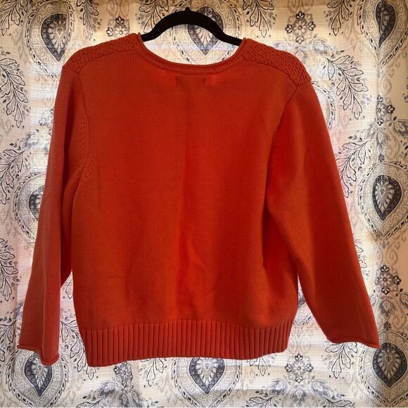 Sahalie Coral Button Front Cardigan Size XXL - Picture 2 of 7